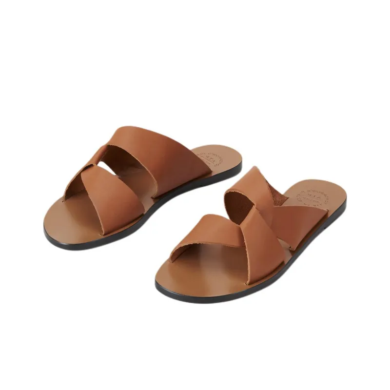 ATP Atelier Slip-Resistant Slide Slippers Women's Brown-3