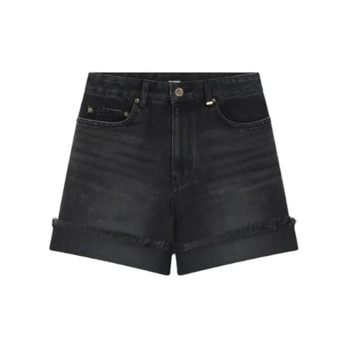 WE11DONE Denim Shorts Women's Black