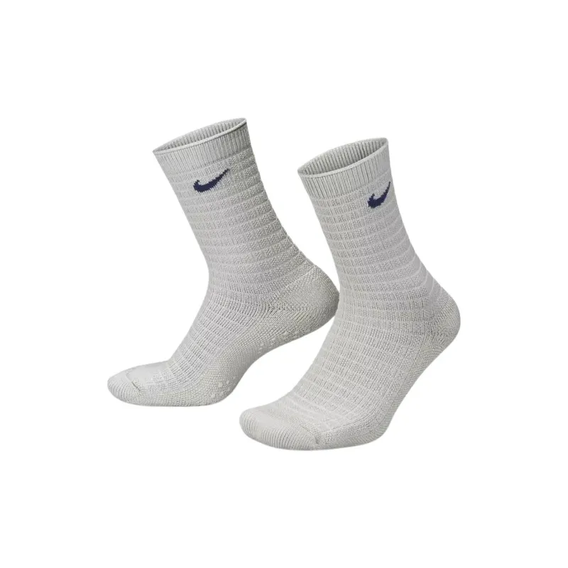 Nike FW23 Mid Calf Socks Unisex 1 Pack Light Silver-2