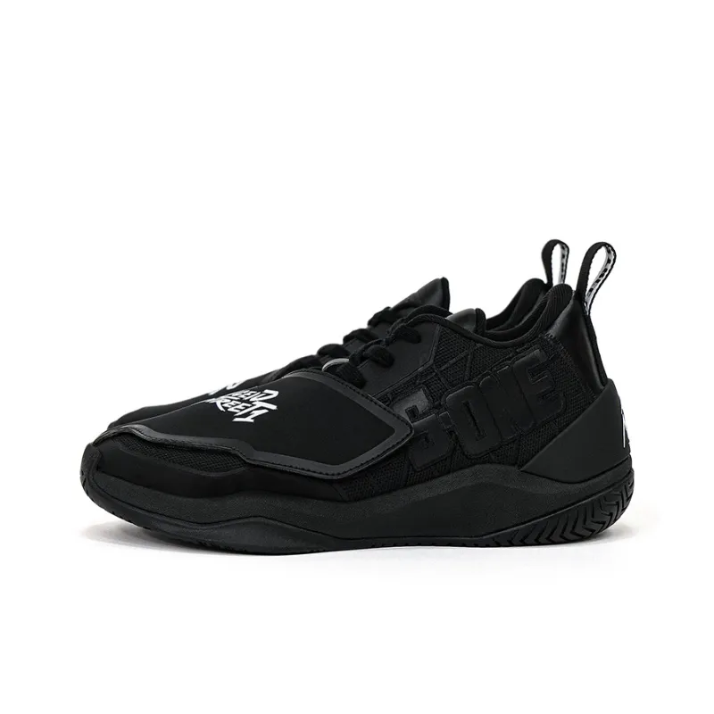 NICEID Cushioned Slip Resistant Grip Mid Top Basketball Shoes Men's Black-0