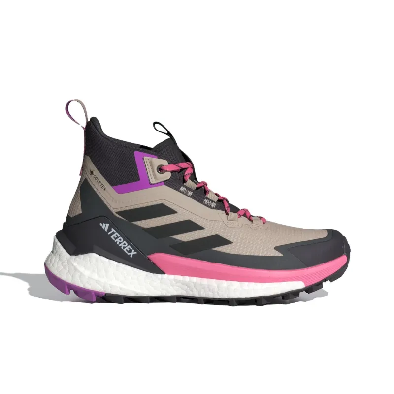 Adidas Terrex Free Hiker 2.0 Gore Tex Wonder Beige Pink Fusion Aurora Black Women's-1