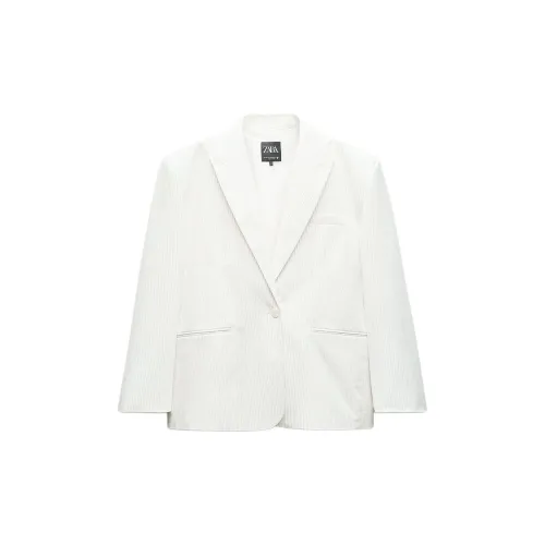 ZARA Business Suits Women's White/Black