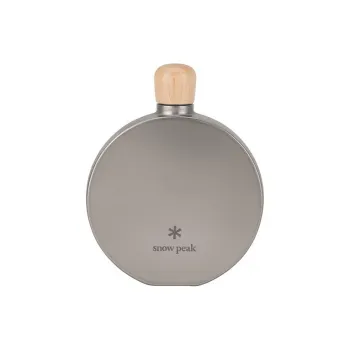 Snow Peak Outdoor Water Equipment Flask 150ml Titanium