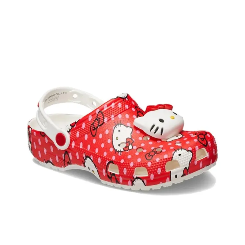 Crocs Classic Clog Hello Kitty Red Polka Dots Women's-2