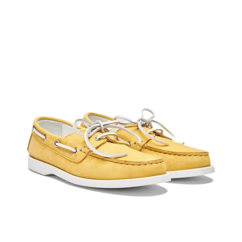 SCAROSSO Oprah Leather Boat Shoes Women's-2