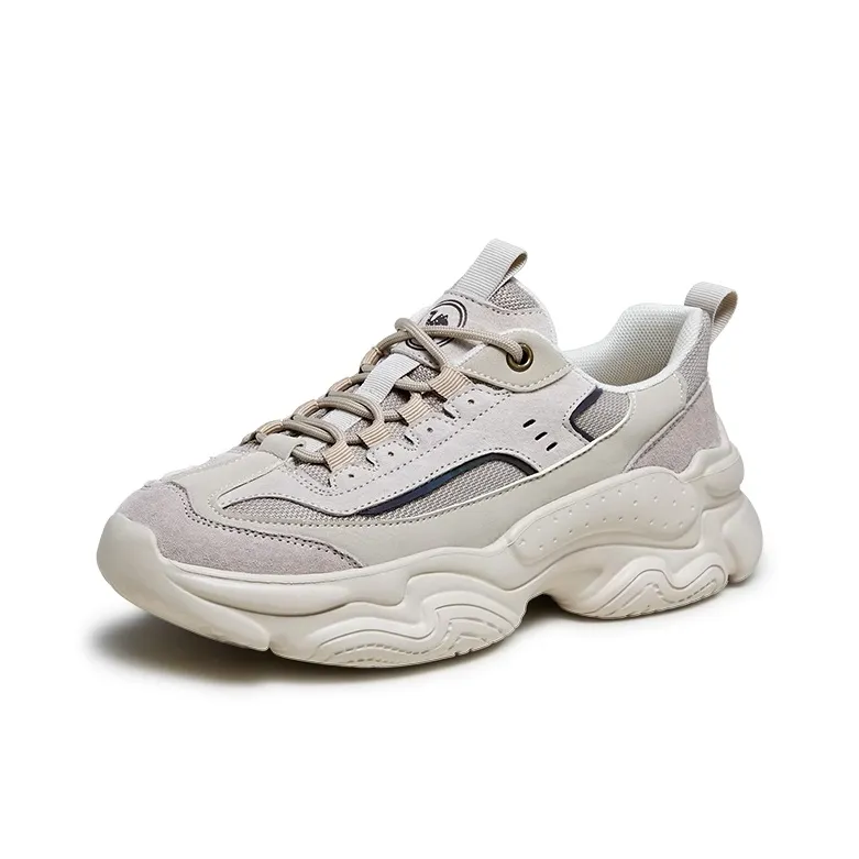 CAMEL Breathable Height Increasing Low-Top Chunky Sneakers Women's-1