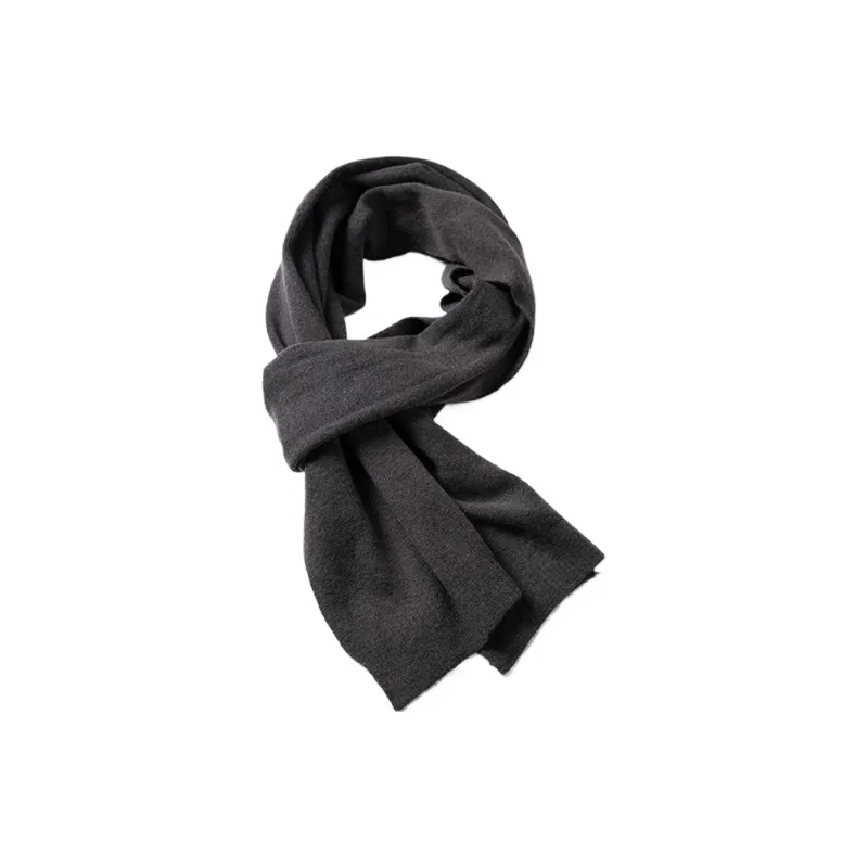 DZP Acrylic Knit Scarves Unisex Multicolor-0
