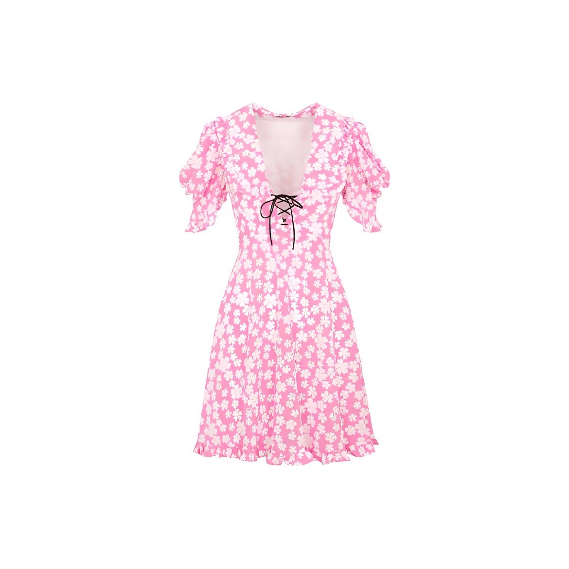 MIU MIU Short-Sleeved Dresses Apparel Women on Sale