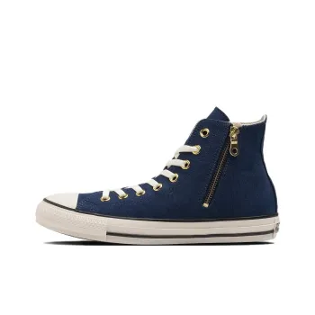 Converse All Star Anti Slip Wear Resistant High Top Canvas Shoes Unisex Dark Marine Blue
