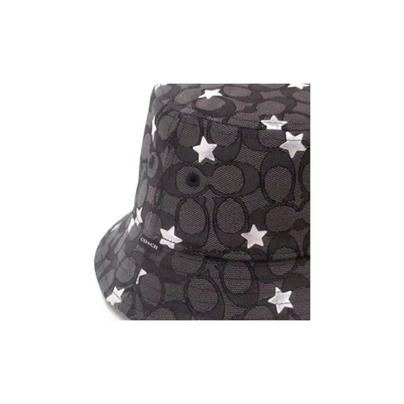 COACH Cotton Bucket Hats Women's Black-2