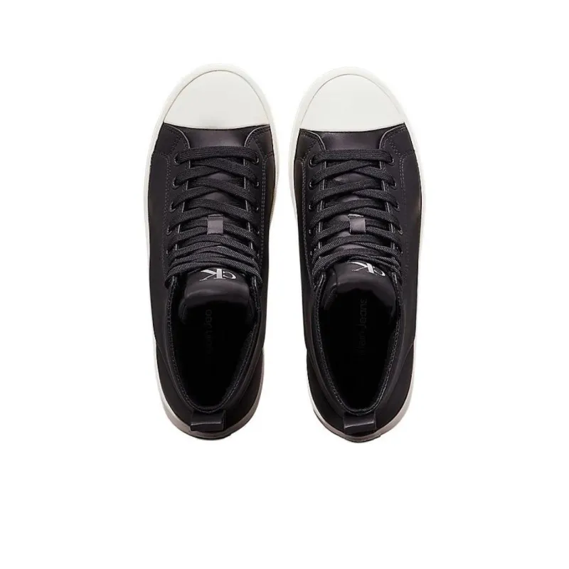 CKJ CALVIN KLEIN JEANS High Top Casual Shoes Women's Black-3