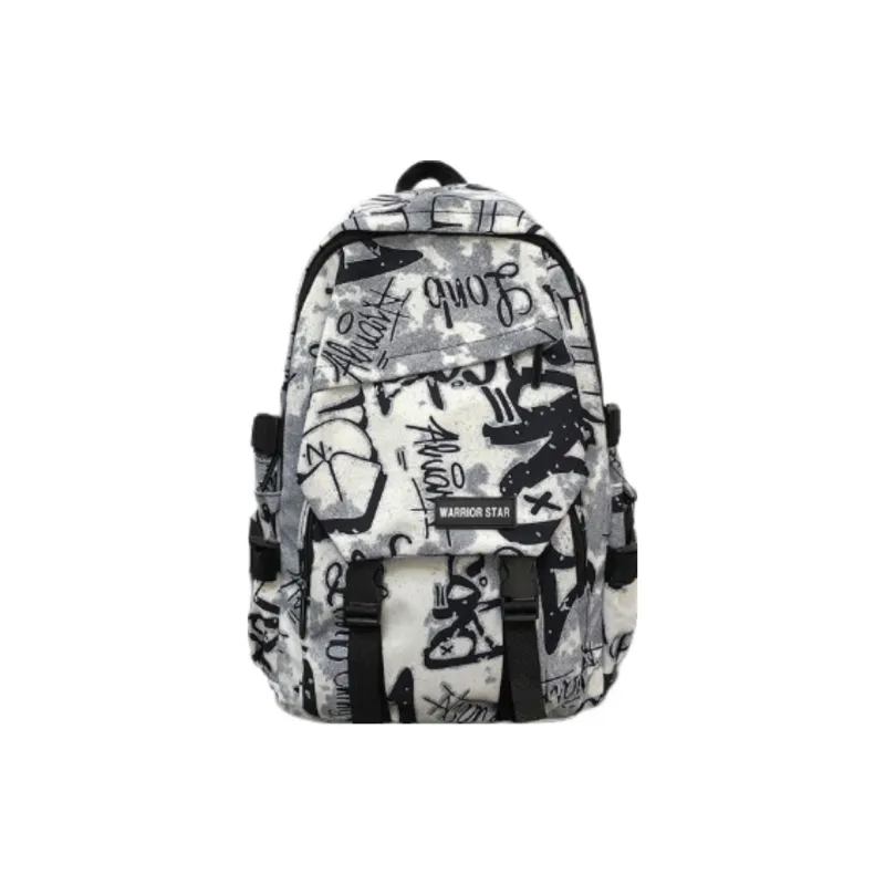 Warrior Polyester Backpack Unisex Multicolor-0