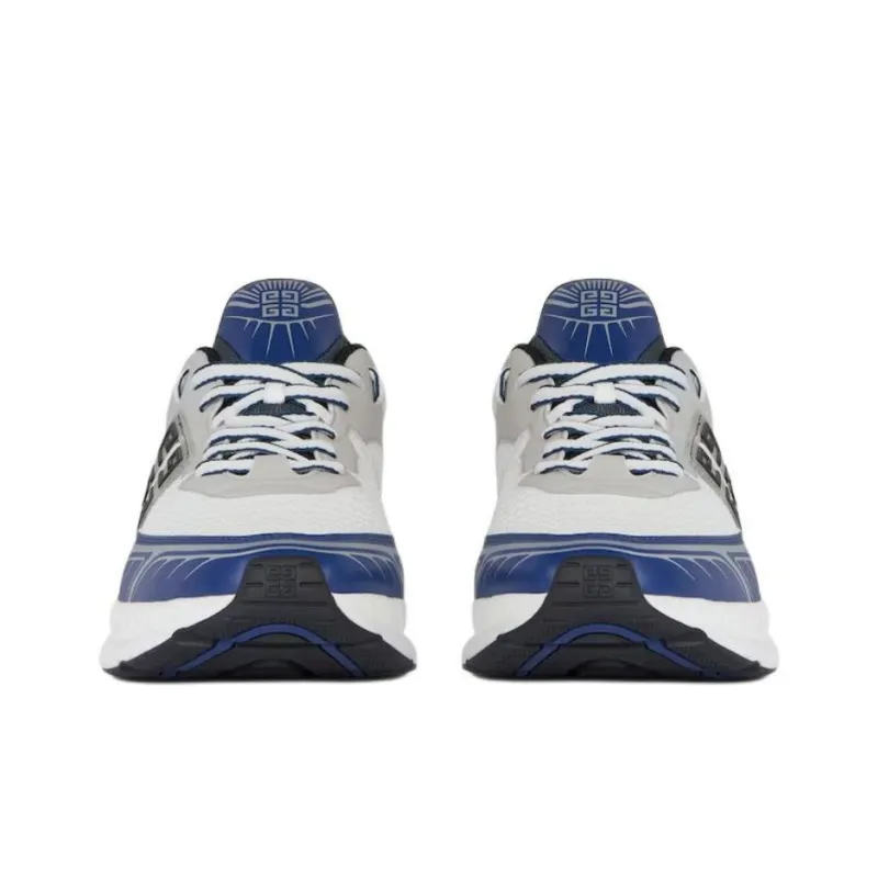 Givenchy Low Top Running Shoes Men's Blue White-2