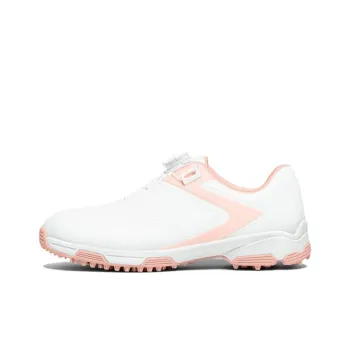 PGM Wear resistant And Lightweight Low Top Golf Shoes Women's White Pink