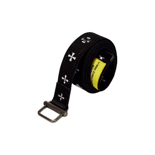 LiNing Pattern Design Smooth Buckle - Leather Belts Women's Black