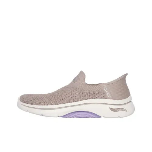 Skechers GO Walk Arch Fit 2.0 Casual Shoes Women's Low-Top Ash Brown / Lavender