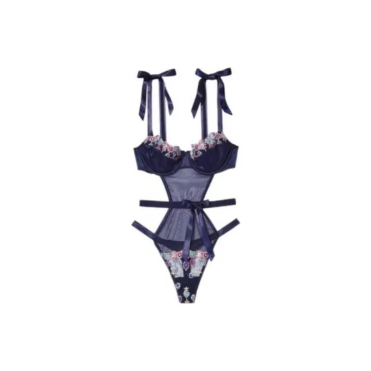 Victoria's Secret Bodysuits Women's Black-0
