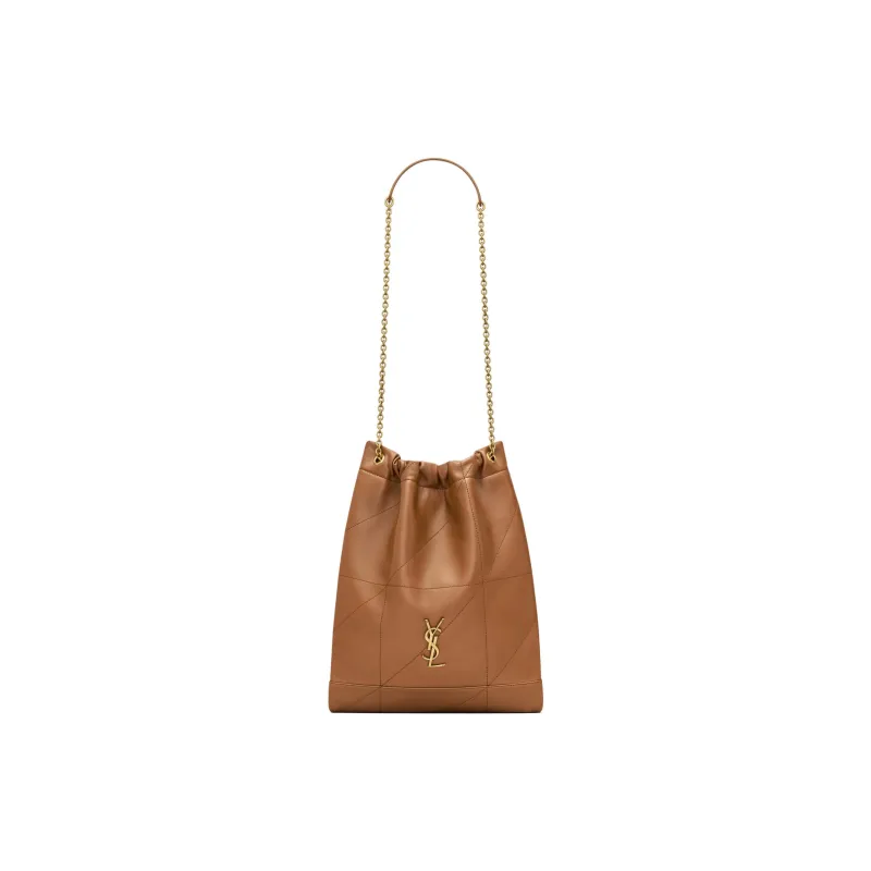 SAINT LAURENT Jamie Sheepskin Handbag, Shoulder Bag Women's Light Brown-0
