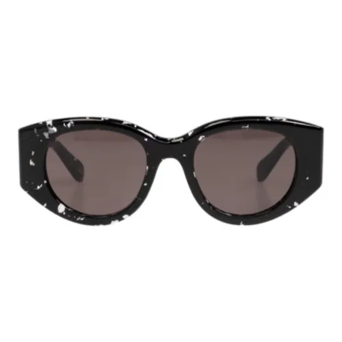 Chloe Recycled Acetate Irregular Shape Sunglasses Women's Black