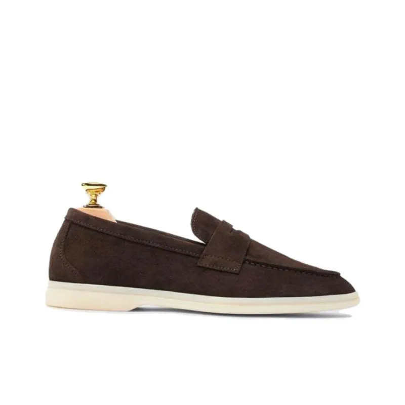 SCAROSSO Luciana Almond Toe Loafers Women's-1