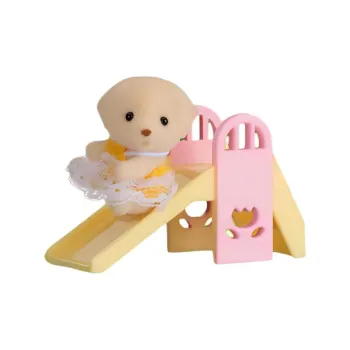 Sylvanian Families Labrador Puppy And Slide Handheld Box Toys