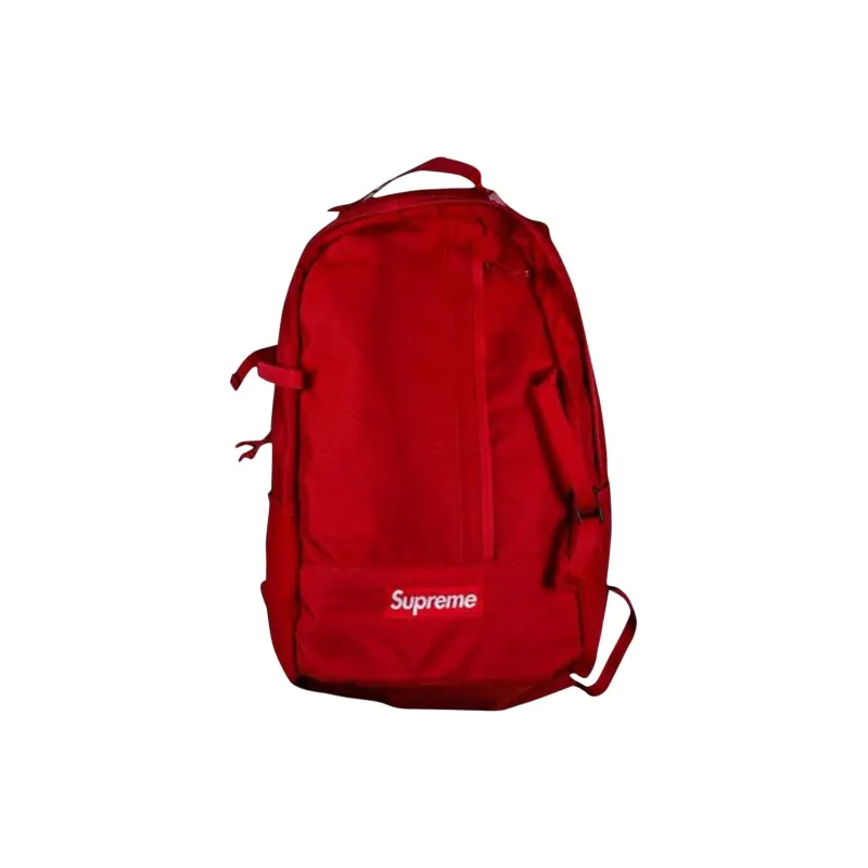 Supreme SS18 Nylon Backpack Regular Unisex Red-1