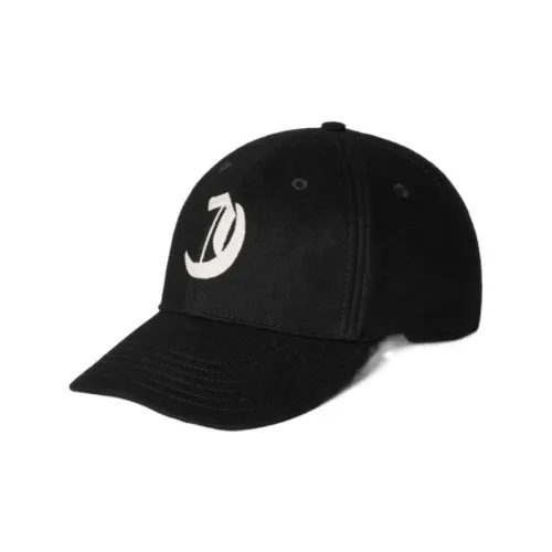 CELINE Wool Baseball Caps Men's Black