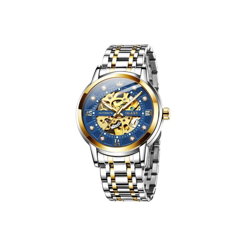 OLEVS Play The Cool Series Mechanical Movement Watch Men's Watches White Dial-9