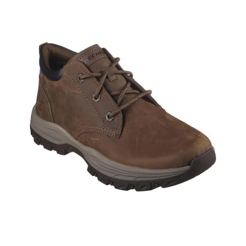 Skechers Relaxed Fit Anti Slip Wear Resistant Mid Top Casual Shoes Men's Brown-2