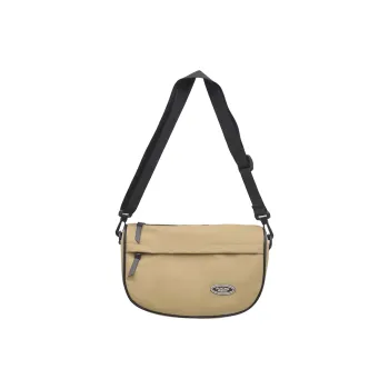 OUZIHUANG Nylon Fabric Crossbody Bag Unisex Black/White/Khaki/Green/Orange