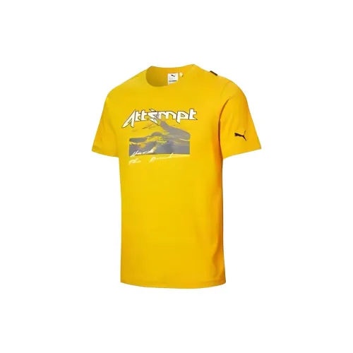 Attempt X PUMA T-Shirts Unisex Gold