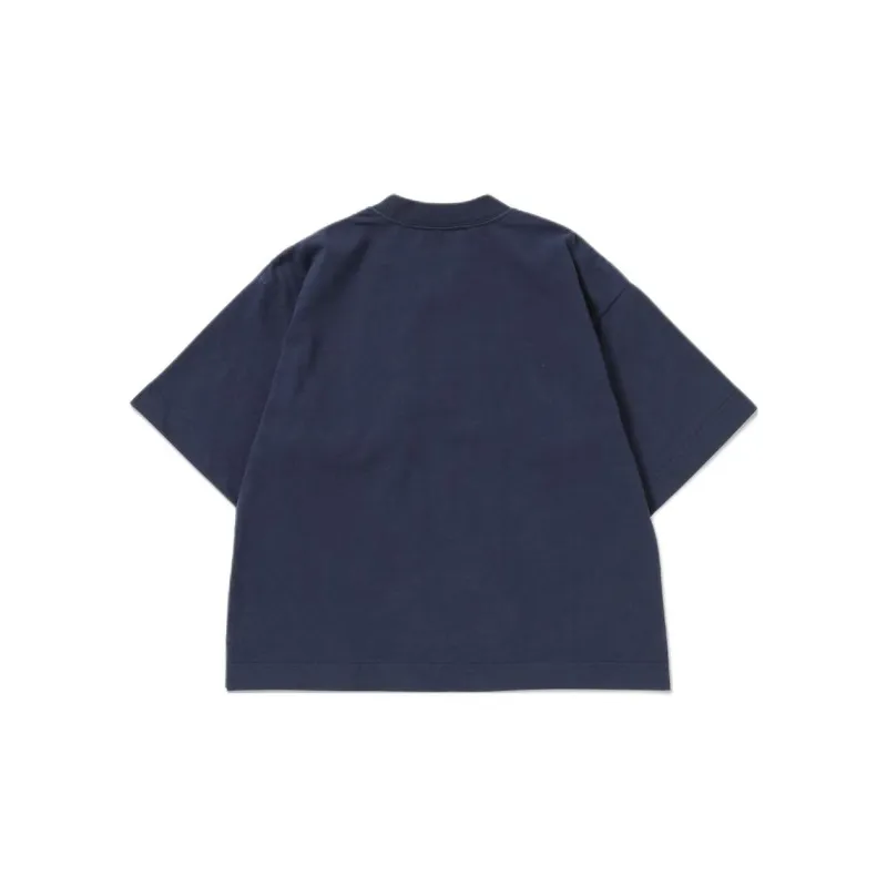And Wander FW24 T Shirt Unisex Marine Blue-1