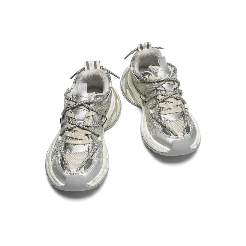 TCELLARS Cushioning, Slip Resistant, Abrasion Resistant, Height Increasing Low Top Chunky Sneakers Unisex-9