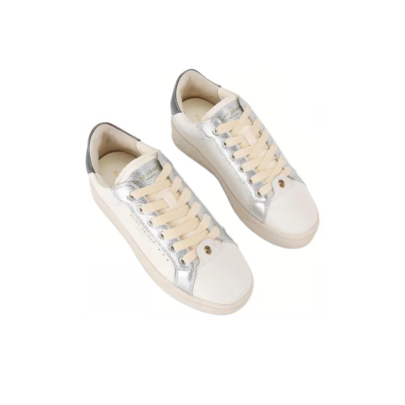 Kurt Geiger London Kensington Low-Top Skateboard Shoes Women's Silver-2