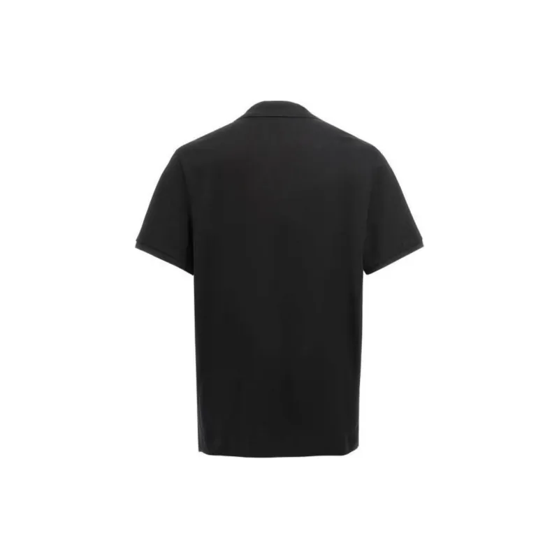 Moose Knuckles Logo Patch Short Sleeved Polo Shirt-1