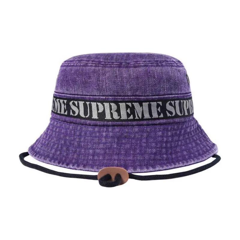 Supreme - Bucket Hats Unisex Purple-0