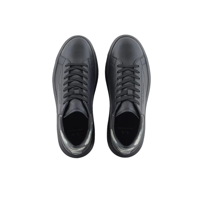 ARMANI EXCHANGEAE Action Low Top Skateboard Shoes Men's Black-3