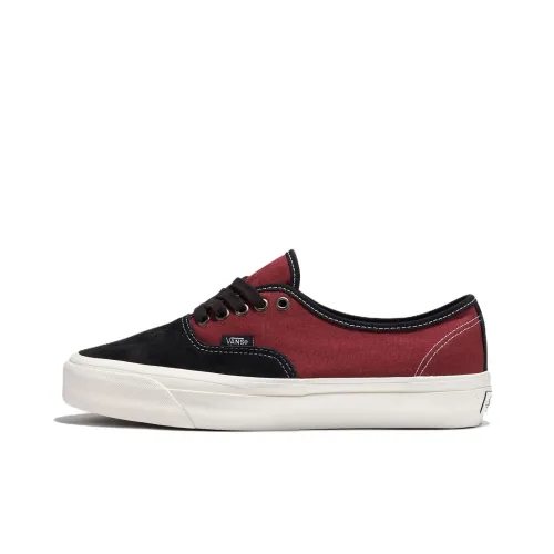 Vans Thermal Slip Resistant And Abrasion Resistant Low Top Skateboard Shoes Men's Dark Red