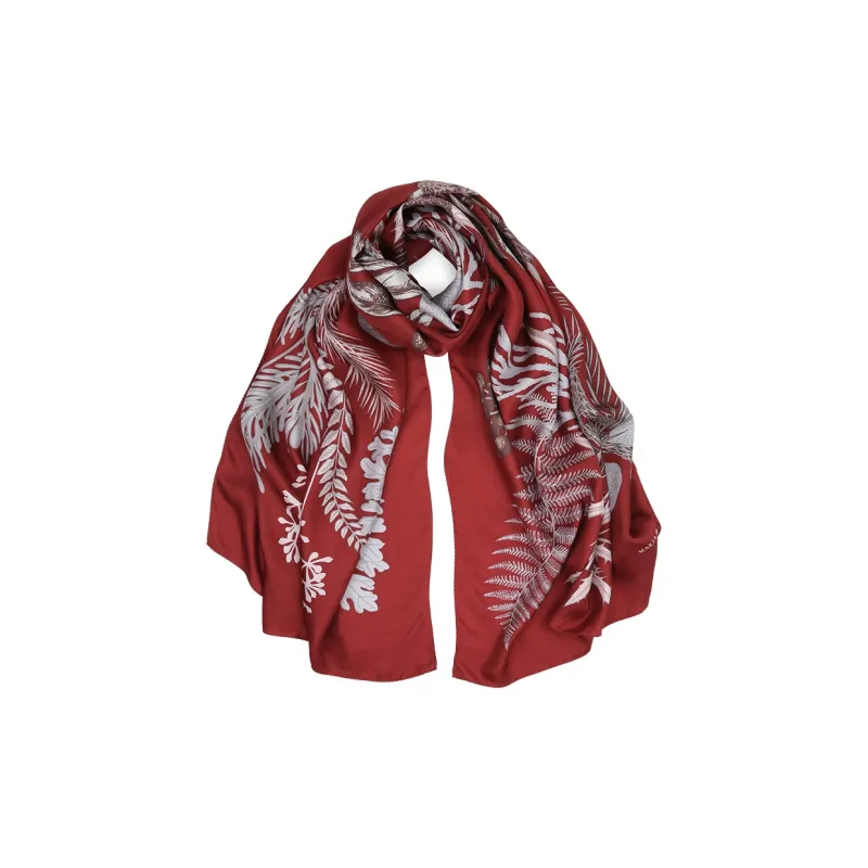 MARJAKURKI Silk Scarves Women's-2