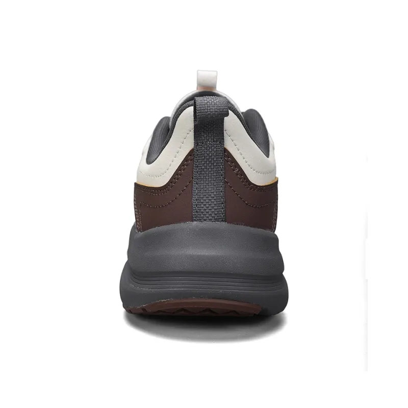 PEAK Cushioning, Slip Resistant, And Abrasion Resistant Casual Running Shoes Men's Canvas White Dark Gray-4