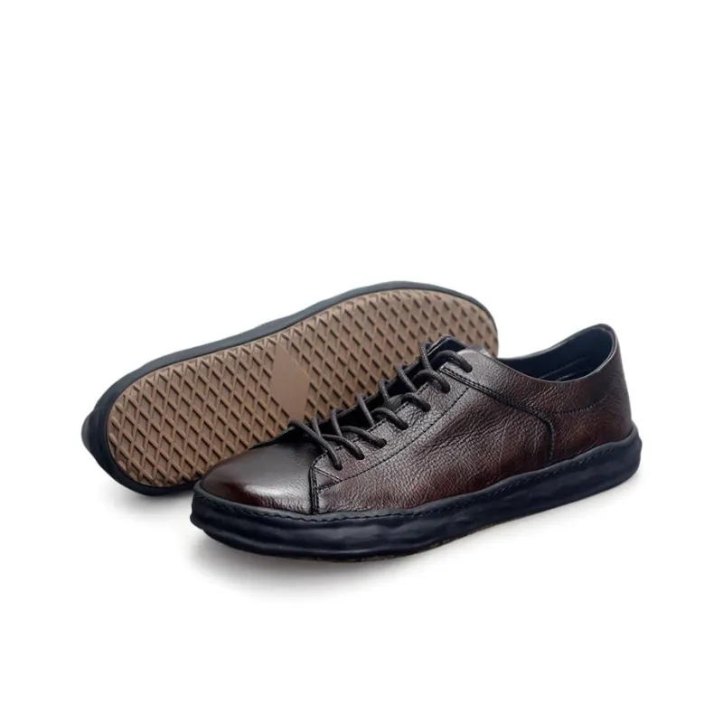 Devanro Wear-Resistant Breathable Water-Resistant Slip-Resistant Low-Top Skateboard Shoes Men's-6