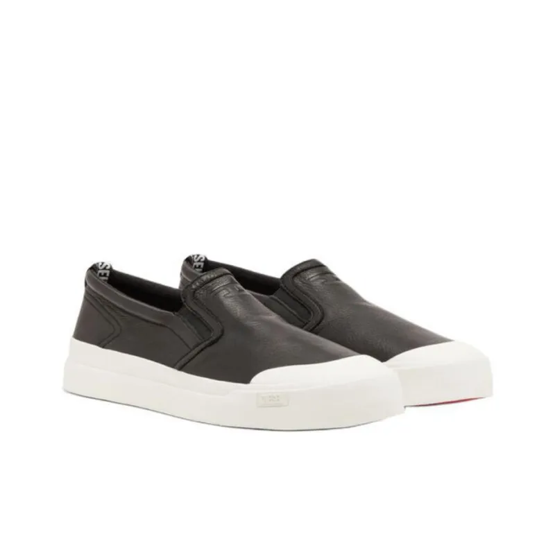 DIESEL S Athos Low Top Skateboard Shoes Men's Black-2
