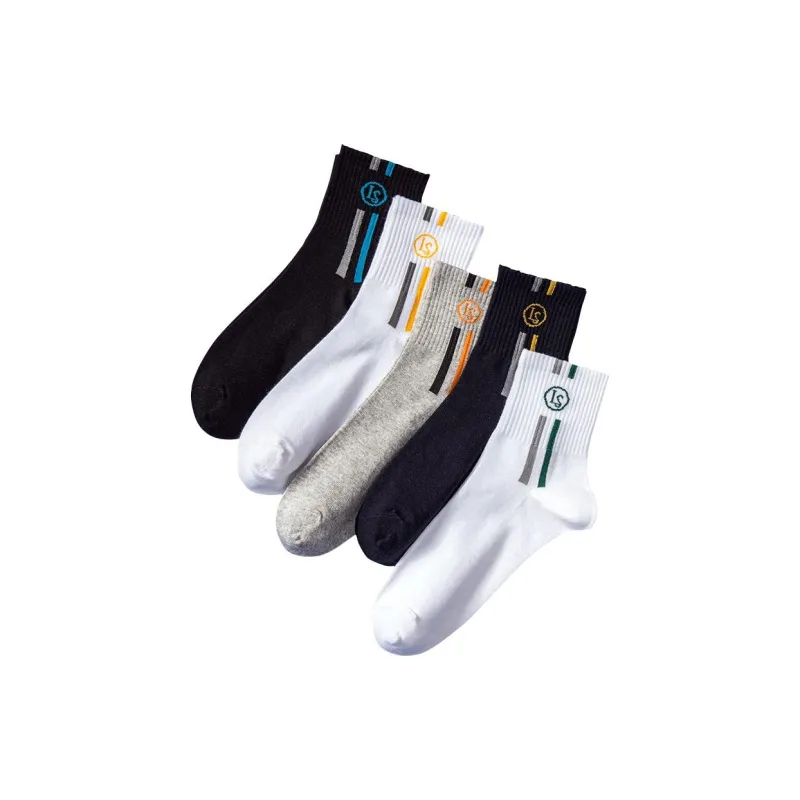 Lanza Mid Calf Socks Men's 5 Pack-0