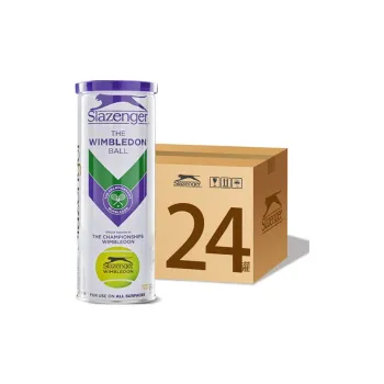 Slazenger Tennis Balls Wool, Polyester, Cotton Match Ball Competition Neon Green