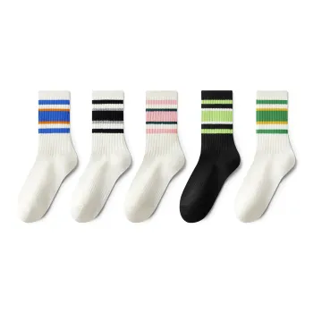 PLAN IN Mid Calf Socks Unisex 5 Pack Gift Box Set