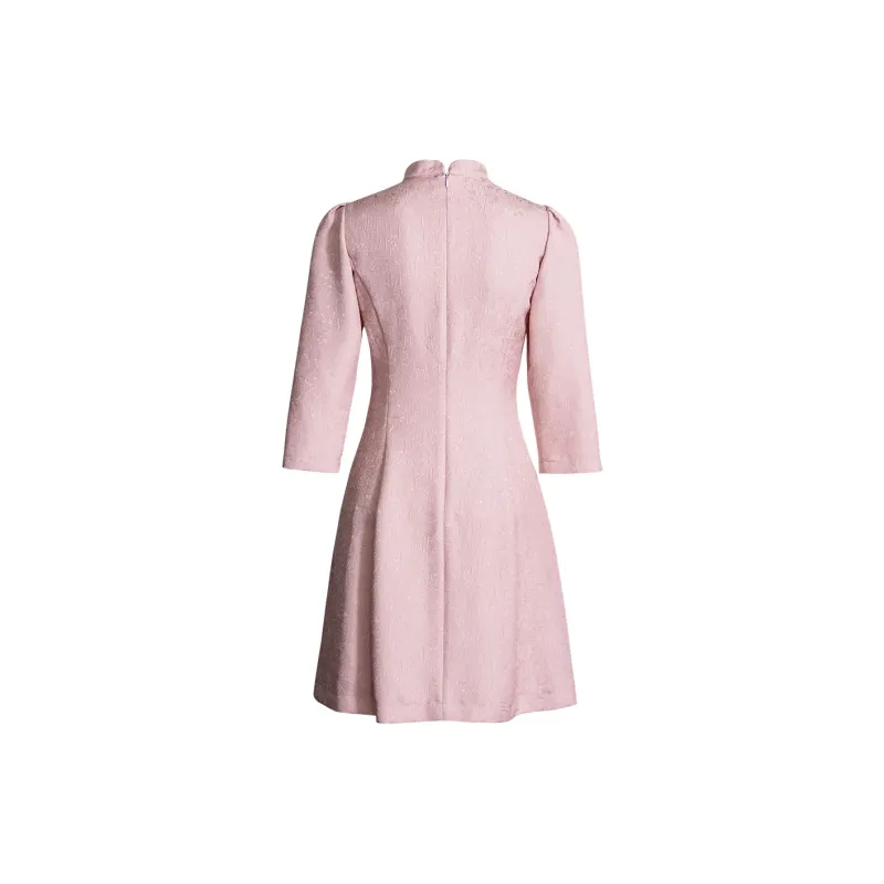 ROEYSHOUSE Long Sleeved Dresses Women's Pink-1