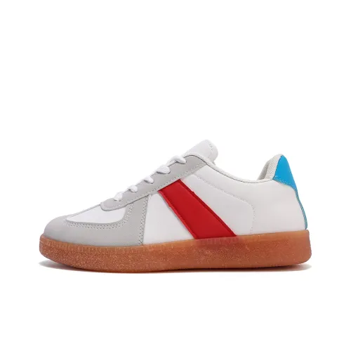 PAUL FRANK Skateboard Shoes Women's Low-Top White/Blue