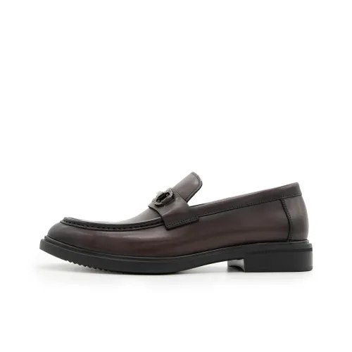 Satchi Loafers Men Brown