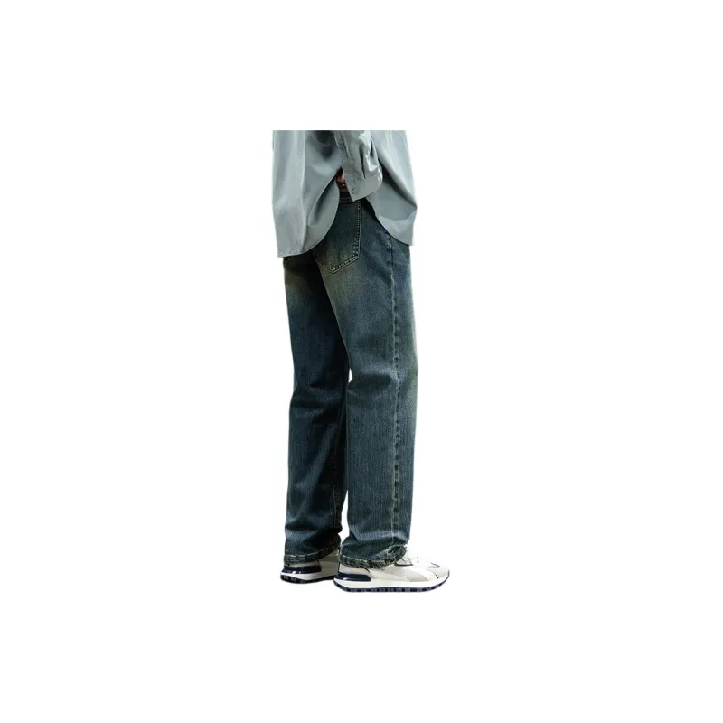 【dme】 Jeans Men's Natural Pu-Erh Blue-0