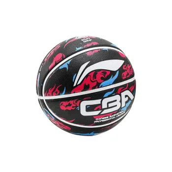 LiNing Rubber Basketball Black Blue Red Size 7 Training Competition